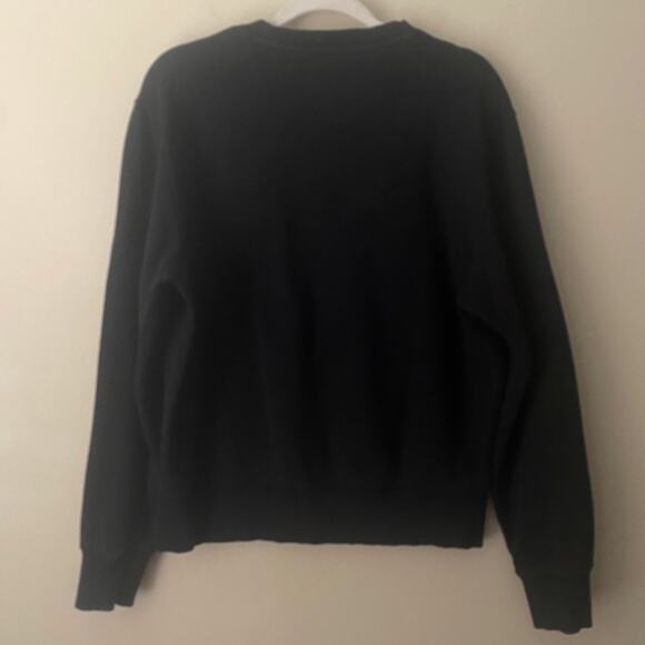 Wrangler | Crewneck Sweatshirt Rainbow Pride Retro Logo Unisex Black Medium - Picture 4 of 5